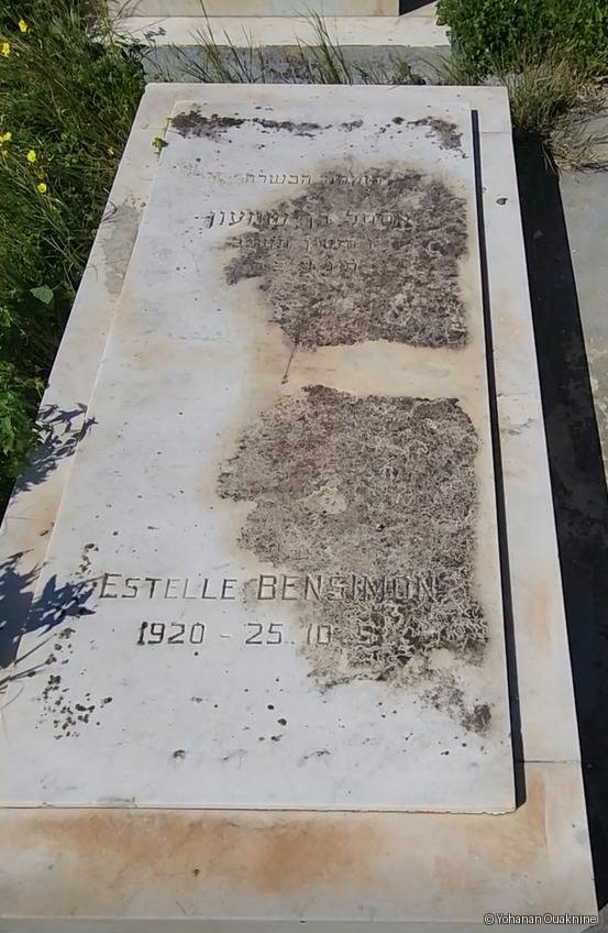 Grafsteen van BENSIMON ESTELLE