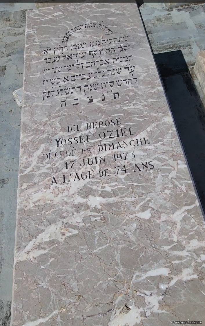 شاهدة قبر OZIEL YOSSEF