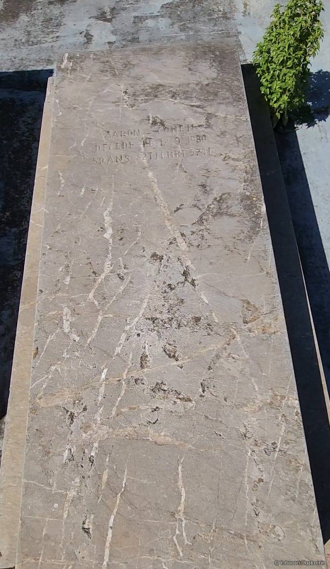 Stèle de COHEN AARON