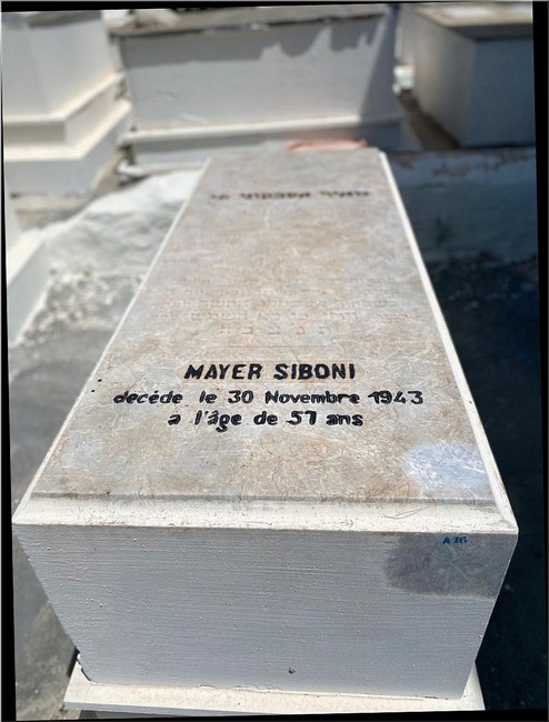Grabstein von SIBONI Mayer