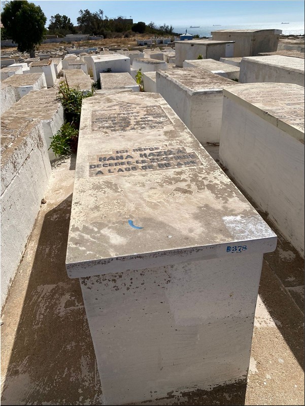 Lápide de Haziza Hanna