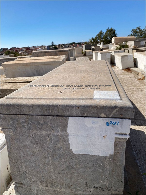Stèle de B.D. Ohayon Hanna
