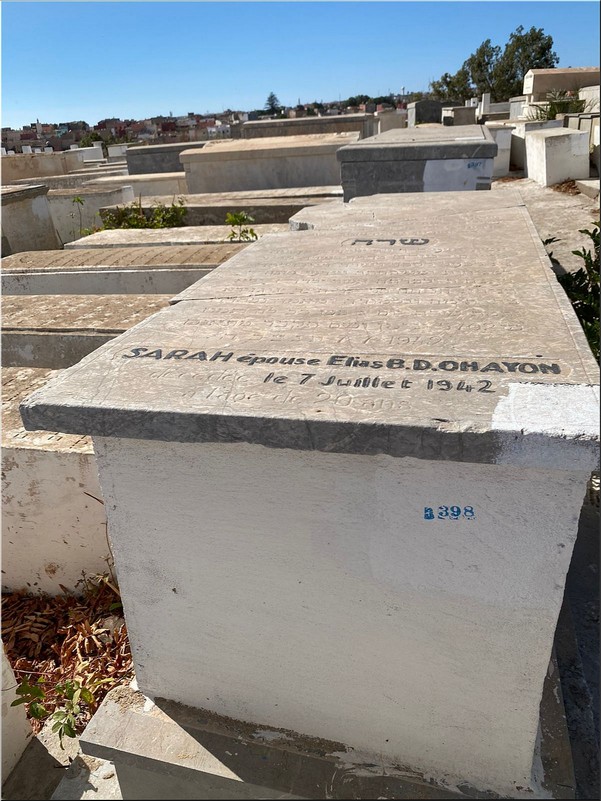 Grabstein von B.D. Ohayon Sarah