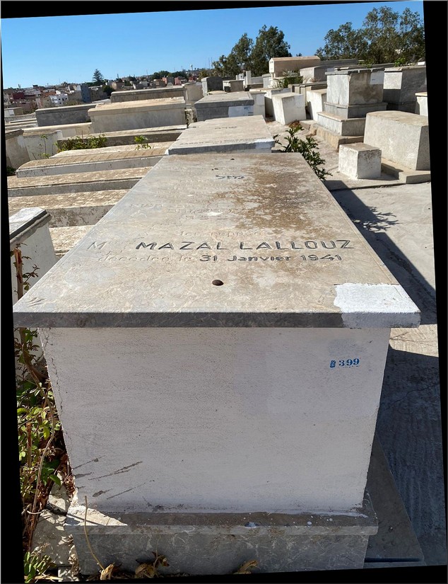 Grabstein von Lallouz Mazal