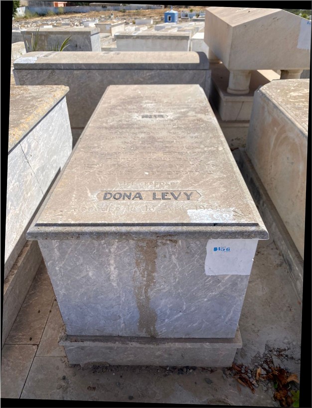 Tombstone of Lévy Dona
