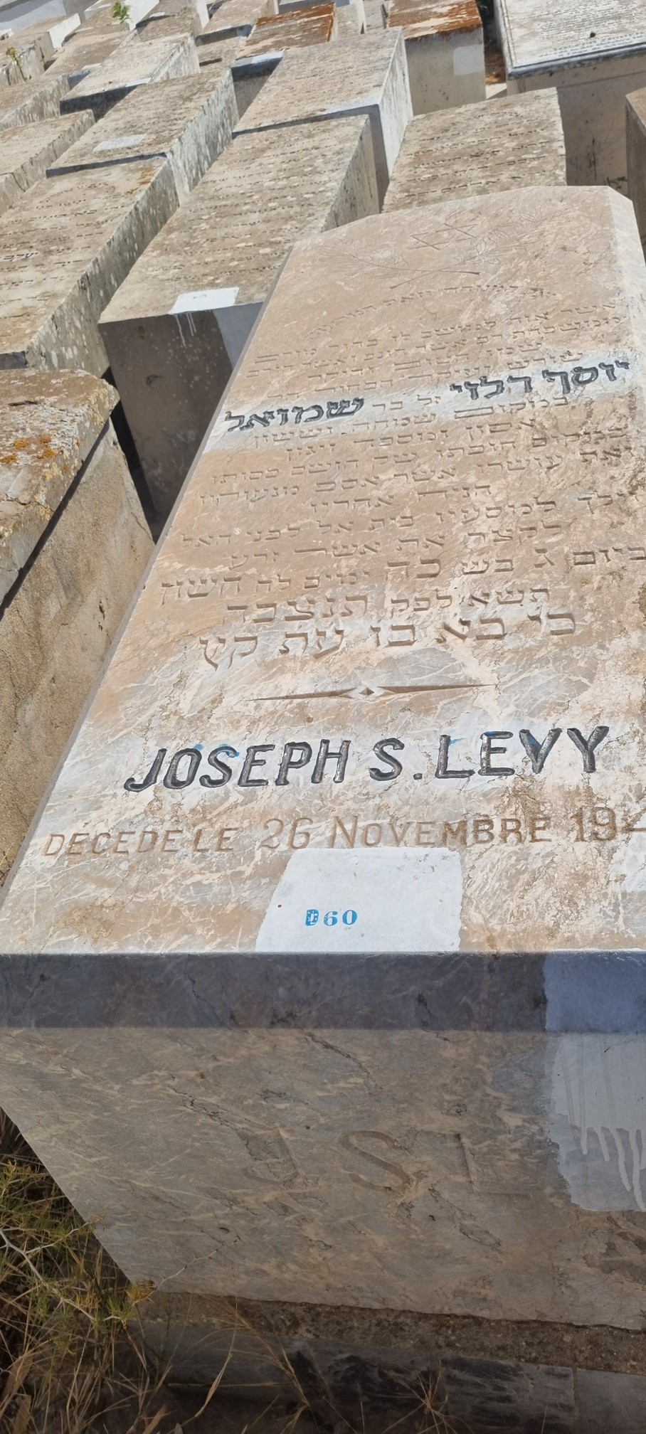 Lápide de Lévy Joseph S.