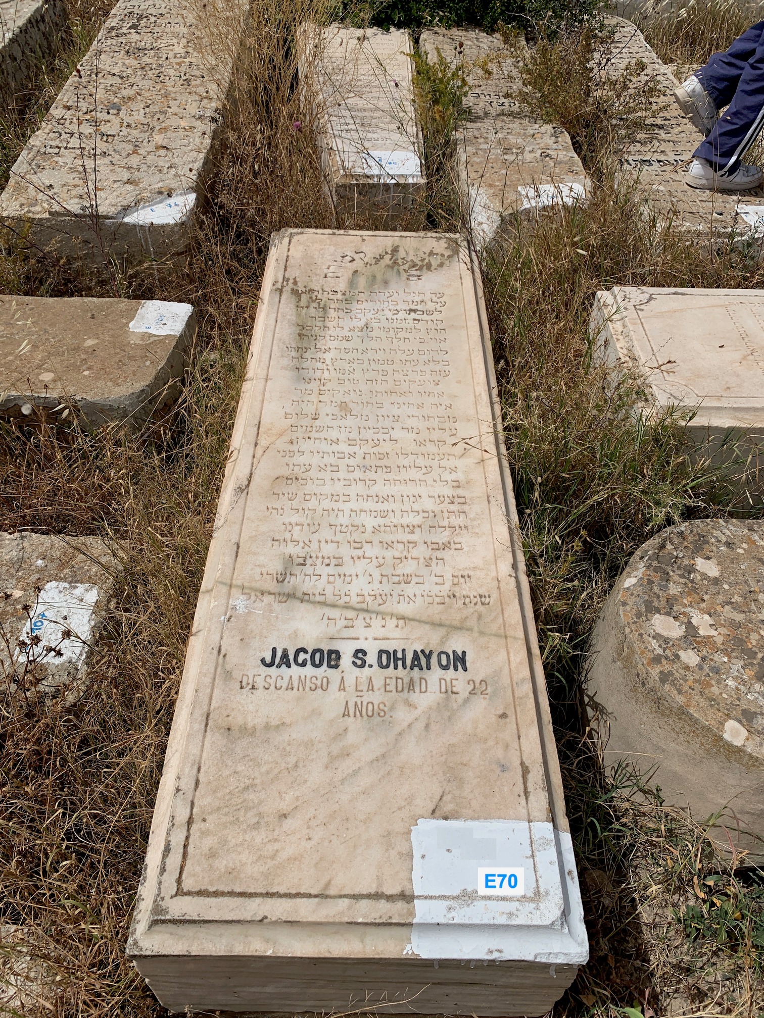 Stèle de Ohayon Jacob S.