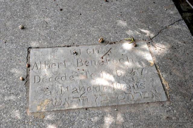 Stèle de BENAROCH Albert