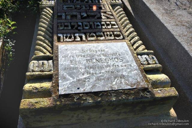Grafsteen van BENEGMOS ELIE