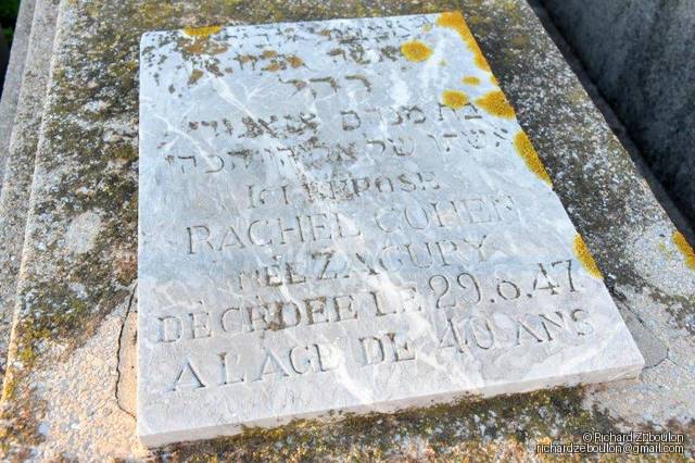 Stèle de COHEN RACHEL