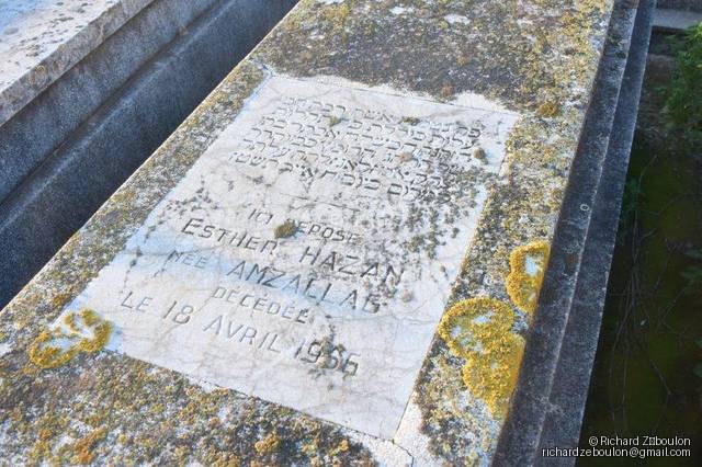 Stèle de HAZAN ESTHER