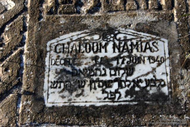 Grabstein von NAMIAS CHALOUM