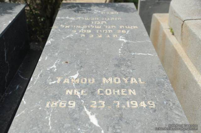 Grabstein von Moyal Tamou
