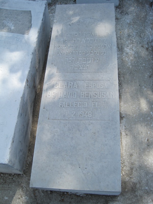 Stèle de bensusan clara