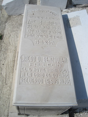 Stèle de benzaquen jacob