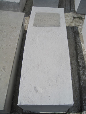 Stèle de levy mair simon