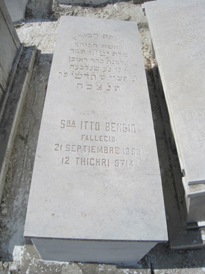 Grabstein von bengio hitto
