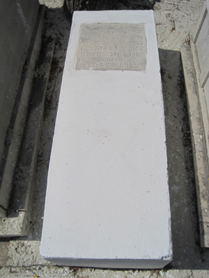 Lápide de melul david