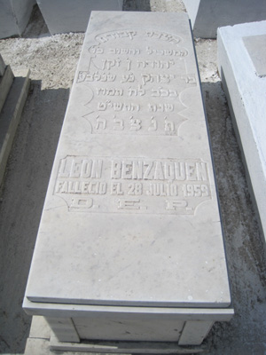 Stèle de benzaquen leon