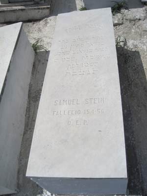 Grabstein von stein samuel