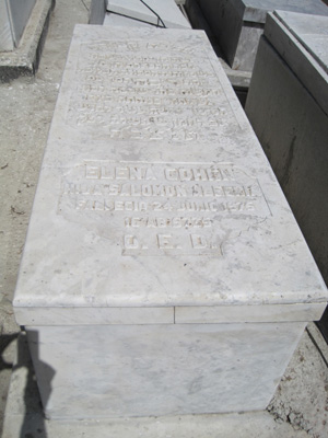 Stèle de cohen elena