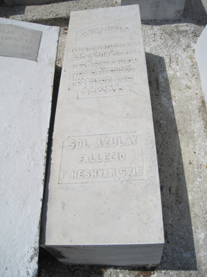 Stèle de azulay sol
