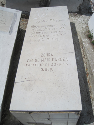 Stèle de cabeza zohra