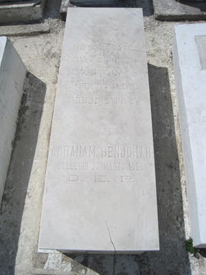 Stèle de benjohar abraham