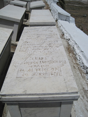 Stèle de chocron clara