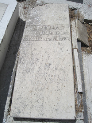 מצבת abramovici ana