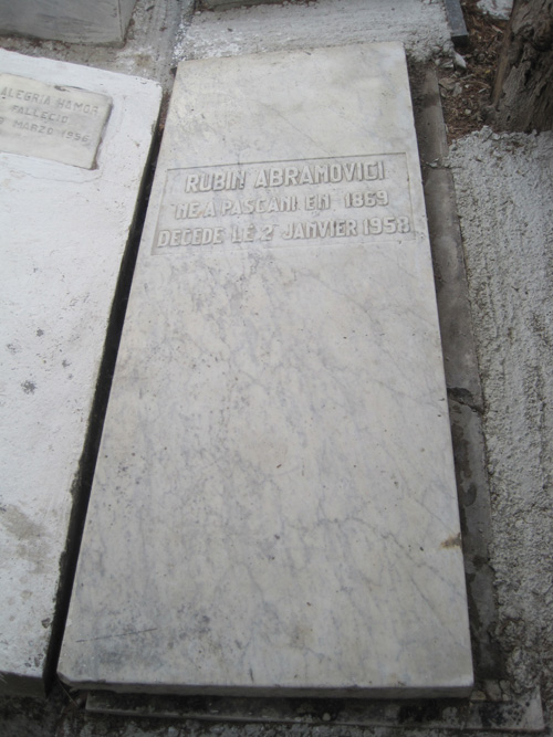Stèle de abramovici ruben