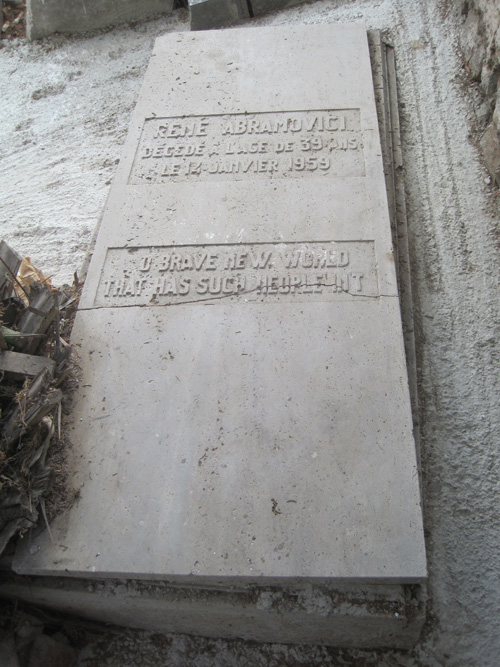 Stèle de abramovici rene