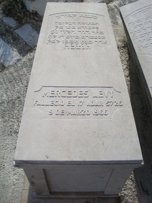 Stèle de LEVY MERCEDES