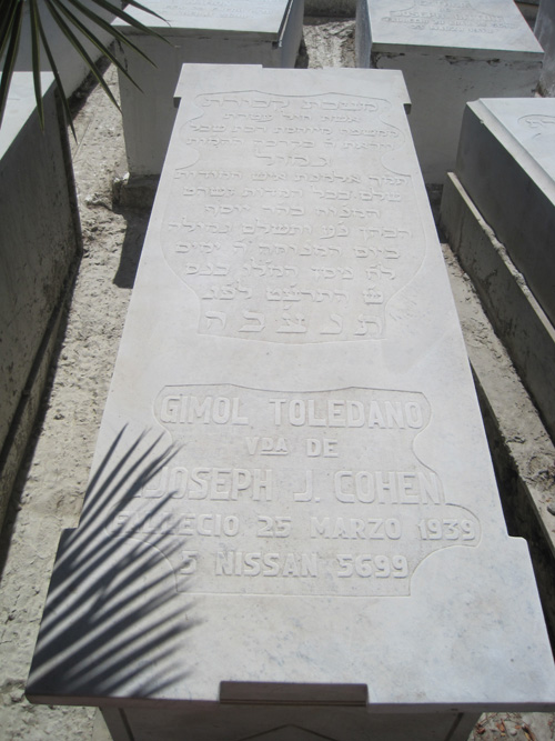 Grafsteen van cohen gimol