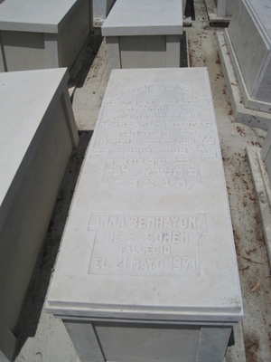Grabstein von benhayon anna