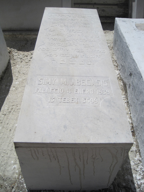 Stèle de abecassis simy