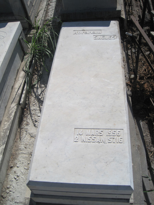 Stèle de sagues abraham