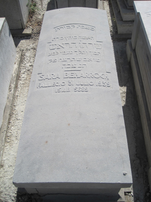 Stèle de benarroch sara