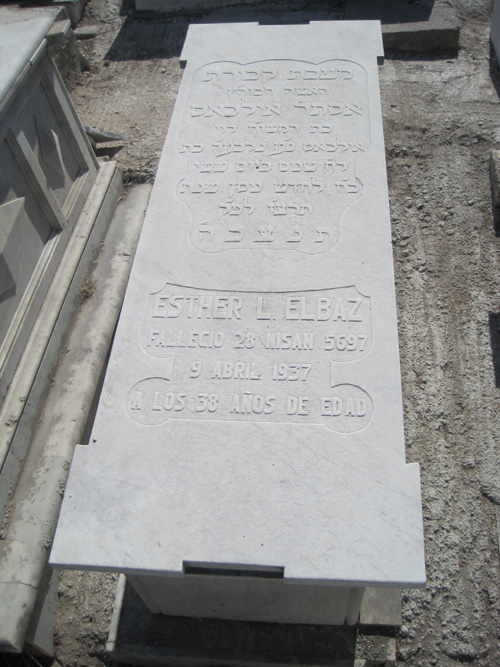 Stèle de elbaz esther