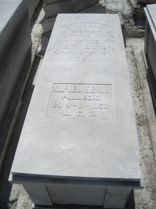Grabstein von seror rafael