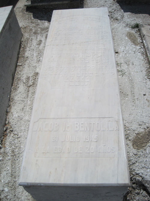 bentolila jacob का स्मारक