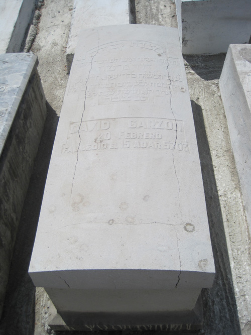 Stèle de garzon david