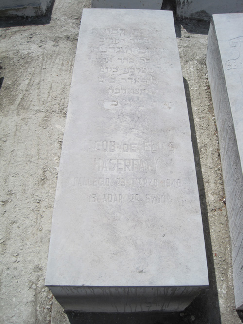 Grabstein von serfaty yacob