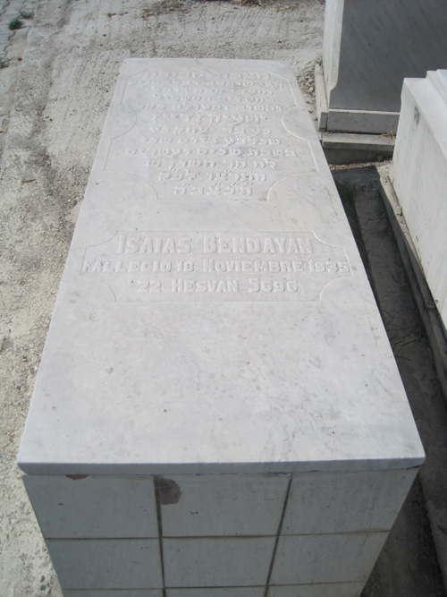 Stèle de bendayan isaias