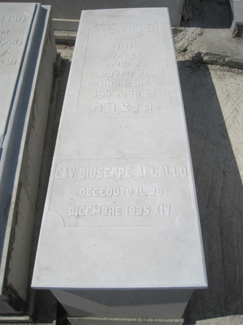 Stèle de aflalo giuseppe