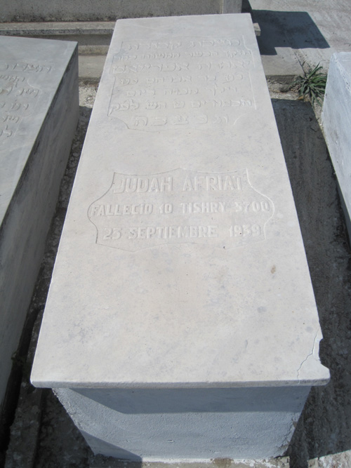 Lápide de aferiat judah