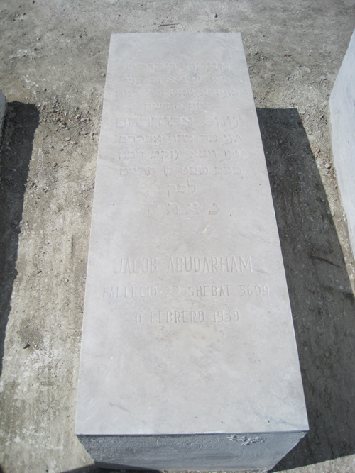 Stèle de abuderham jacob