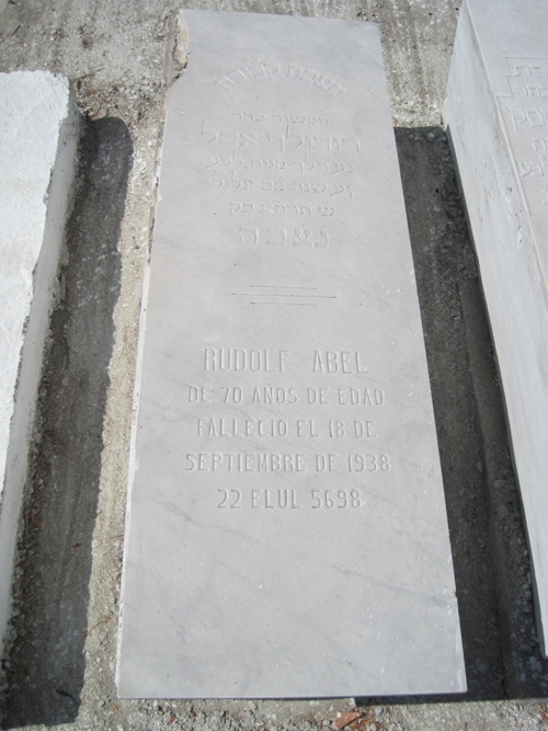 Lápide de abel rodolph