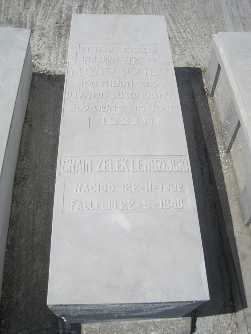 Stèle de zeleklenczijcki chaim