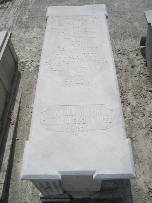 شاهدة قبر amar hnina